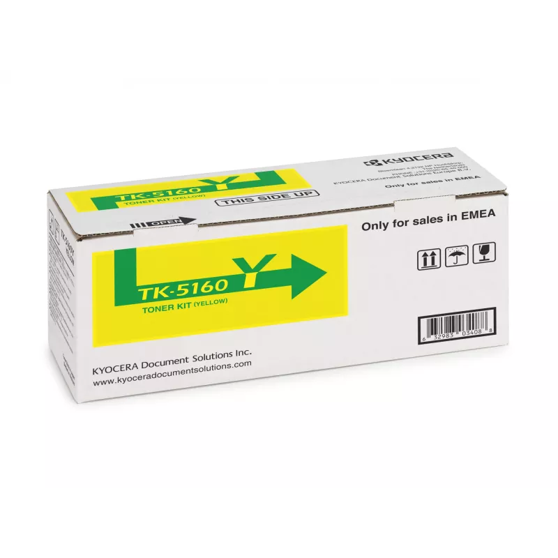 Kyocera TK-5160Y Toner, amarelo, 12000 páginas (1T02NTANL0)