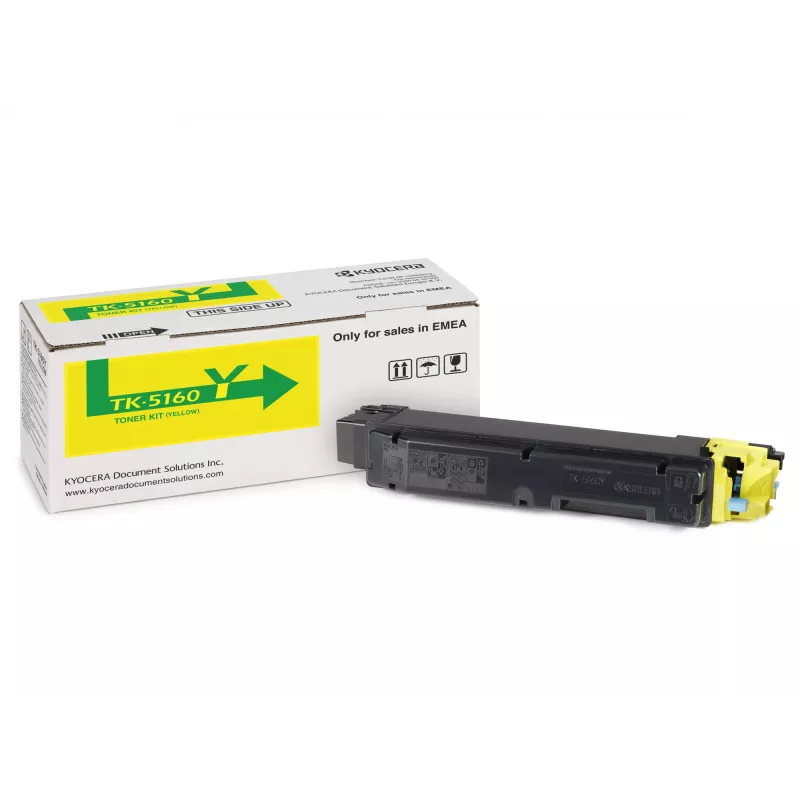 Kyocera TK-5160Y Toner, amarelo, 12000 páginas (1T02NTANL0)