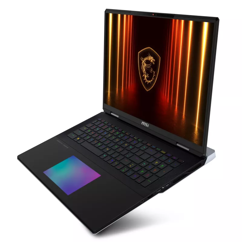 MSI Titan 18 HX AI A2XWJG-070 portátil gaming, Intel Core Ultra 9 285HX, 18 polegadas UHD+, 96GB DDR5, 6TB SSD, NVIDIA GeForce RTX 5090 24GB, Windows 11 Pro