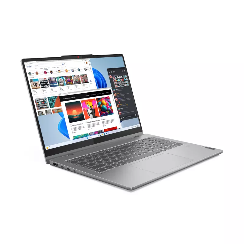 Lenovo IdeaPad 5 2-em-1 14IRH9 Intel® Core™ i7 i7-13620H Híbrido (2-em-1) 35,6 cm (14 polegadas) Ecrã tátil WUXGA 16 GB LPDDR5x-SDRAM 1 TB SSD Wi-Fi 6 (802.11ax) Windows 11 Home Cinzento