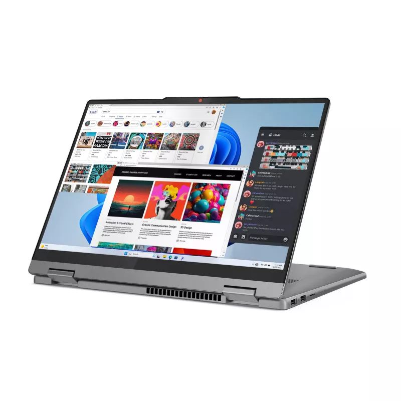 Lenovo IdeaPad 5 2-em-1 14IRH9 Intel® Core™ i7 i7-13620H Híbrido (2-em-1) 35,6 cm (14 polegadas) Ecrã tátil WUXGA 16 GB LPDDR5x-SDRAM 1 TB SSD Wi-Fi 6 (802.11ax) Windows 11 Home Cinzento