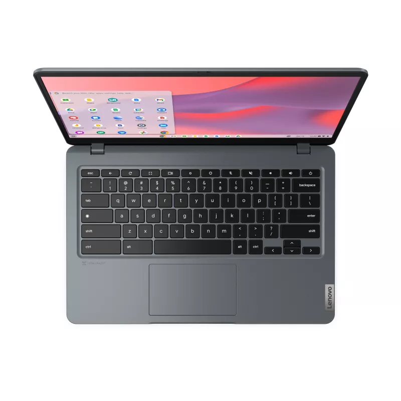 Lenovo 14e Chromebook Gen 3 Intel Core i3 N-series i3-N305 35,6 cm (14 polegadas) Full HD 8 GB LPDDR5-SDRAM 128 GB eMMC Wi-Fi 6E (802.11ax) ChromeOS cinzento