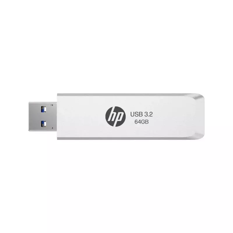 Pen USB HP HPFD819W-A-64 64 GB USB Type-A 3.2 Gen 2 (3.1 Gen 2) Prateado, formato Slide