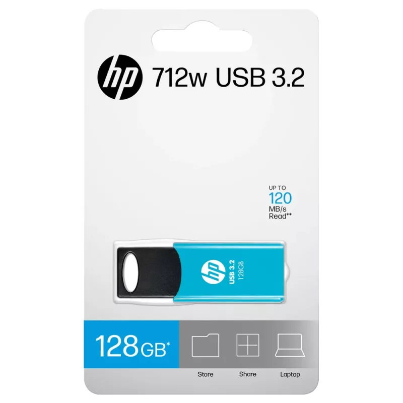 Pen USB HP 712w 128 GB USB Type-A 3.2 Gen 1 (3.1 Gen 1) Azul Slide