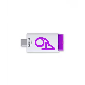 Philips Click Pen USB 64 GB USB Type-C 3.2 Gen 1 (3.1 Gen 1) violeta, branco