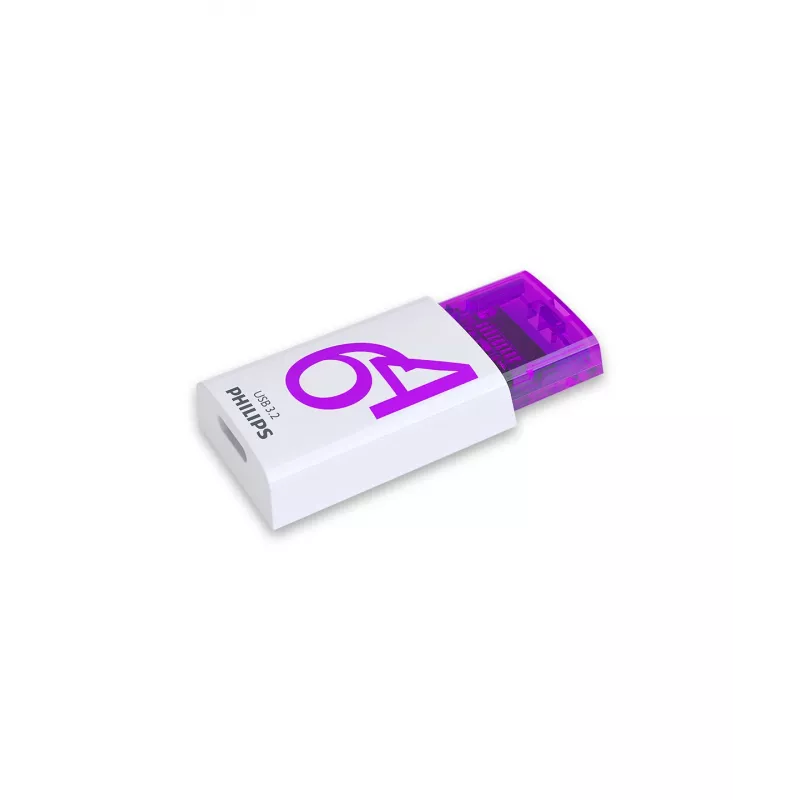 Philips Click Pen USB 64 GB USB Type-C 3.2 Gen 1 (3.1 Gen 1) violeta, branco