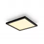 Lâmpada de teto inteligente Philips Hue White Ambience Aurelle Square Panel Bluetooth preto