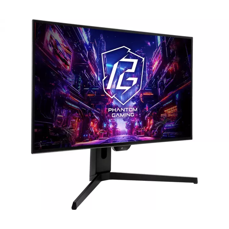 ASRock PGO27QFS monitor gaming OLED de 27 polegadas (68,6 cm) QHD 2560x1440, 240 Hz, 0,03 ms, FreeSync Premium Pro, HDMI/DP/USB-C, preto