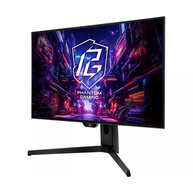 ASRock PGO27QFS monitor gaming OLED de 27 polegadas (68,6 cm) QHD 2560x1440, 240 Hz, 0,03 ms, FreeSync Premium Pro, HDMI/DP/USB-C, preto