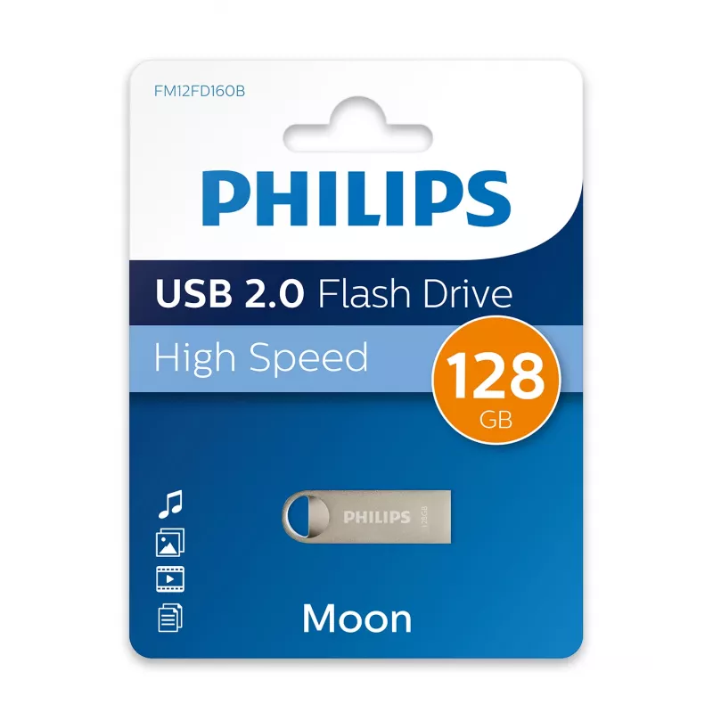 Philips Moon Edition Pen USB 128 GB USB Type-A 2.0 Prateado