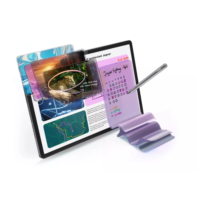 Lenovo Idea Tab Pro ZAE40013GR tablet, 32,3 cm (12,7 polegadas) 3K 2944x1840 144 Hz, MTD8300, 8 GB de RAM, 256 GB, Wi-Fi, Android 14, com caneta, cinzento