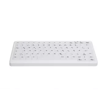 Teclado médico Contour Design Active Key Contour ClassicClean Tampa removível Mini Sem fios Branco C4110