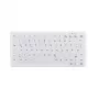 Teclado médico Contour Design Active Key Contour ClassicClean Tampa removível Mini Sem fios Branco C4110