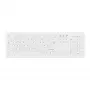 Teclado médico Contour Design Active Key Contour ClassicClean Tampa removível Tamanho completo Sem fios Branco C8100