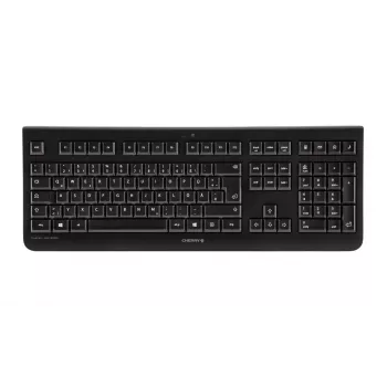 Teclado e rato CHERRY DW 3000 Universal RF Sem fios AZERTY Belga Preto