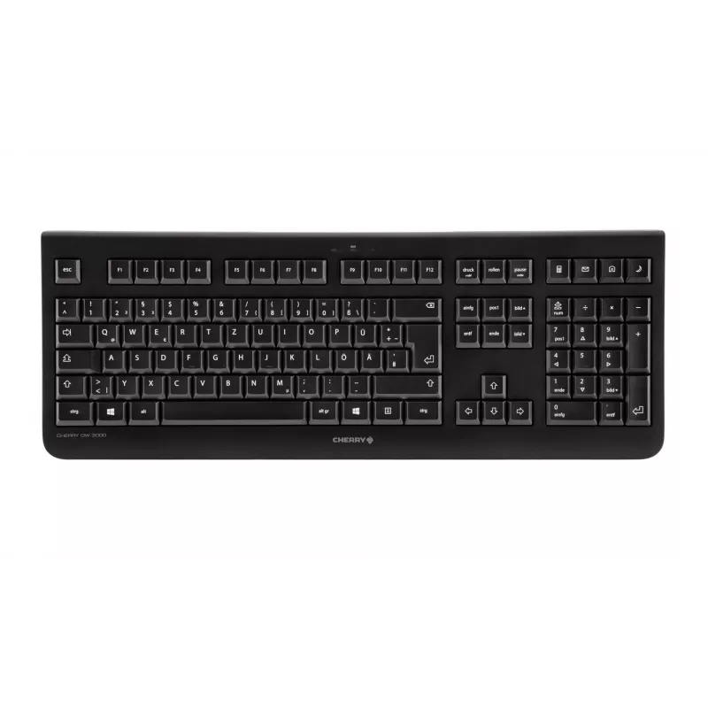 Teclado e rato CHERRY DW 3000 Universal RF Sem fios AZERTY Belga Preto