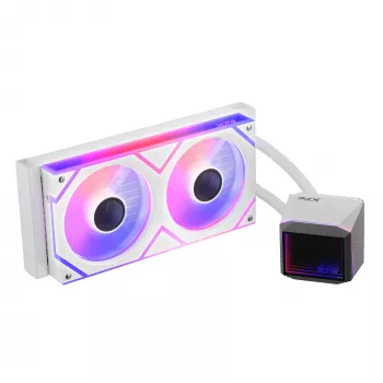 XPG LEVANTE II 240 White, sistema de refrigeração líquida, 12 cm, 26,7 Sone, branco