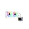 XPG LEVANTE II 240 White, sistema de refrigeração líquida, 12 cm, 26,7 Sone, branco