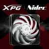 XPG VENTO PRO 120 PWM Preto, Ventoinha, 12 cm, 450 U/min, 2500 U/min, Preto, Branco