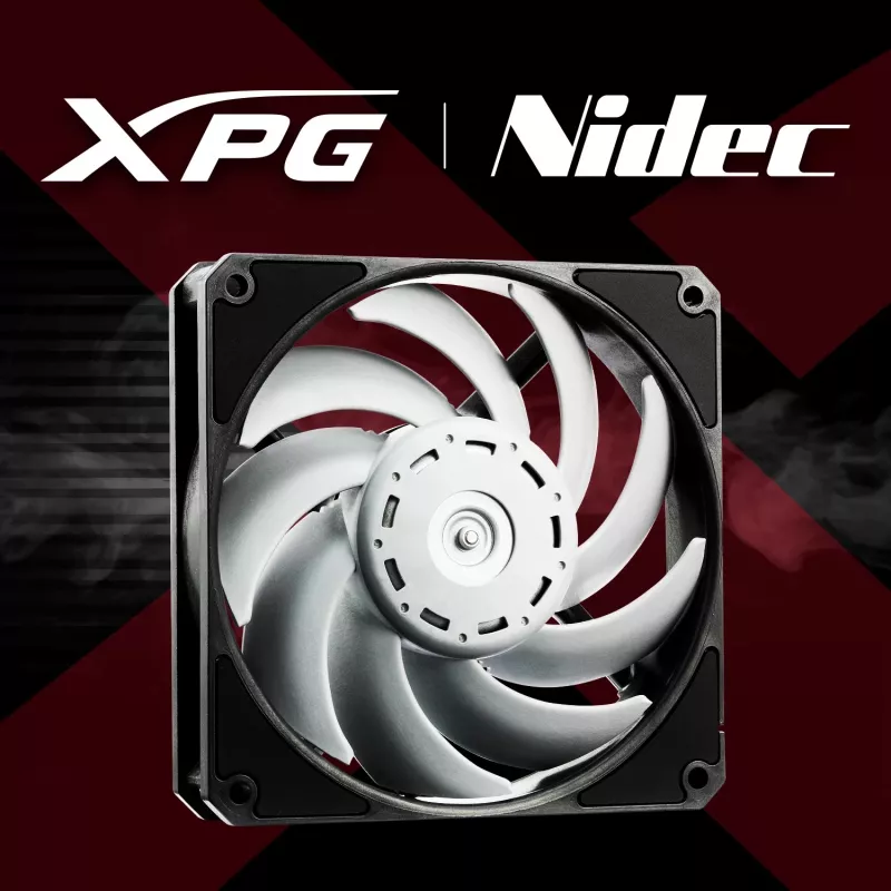 XPG VENTO PRO 120 PWM Preto, Ventoinha, 12 cm, 450 U/min, 2500 U/min, Preto, Branco