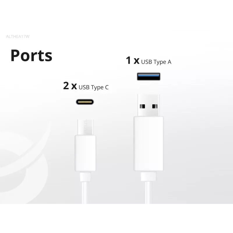 Carregador Conceptronic 3 portas 67W GaN USB PD com cabo USB-C, USB-C x 2, USB-A x 1, QC 3.0, PPS