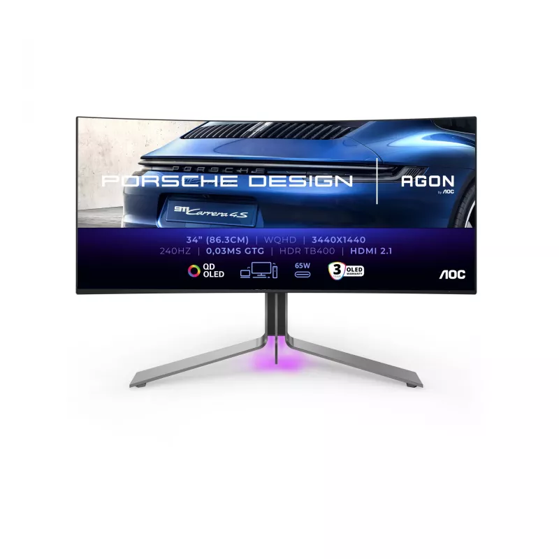 Monitor de computador AOC Porsche PD34 86,4 cm (34