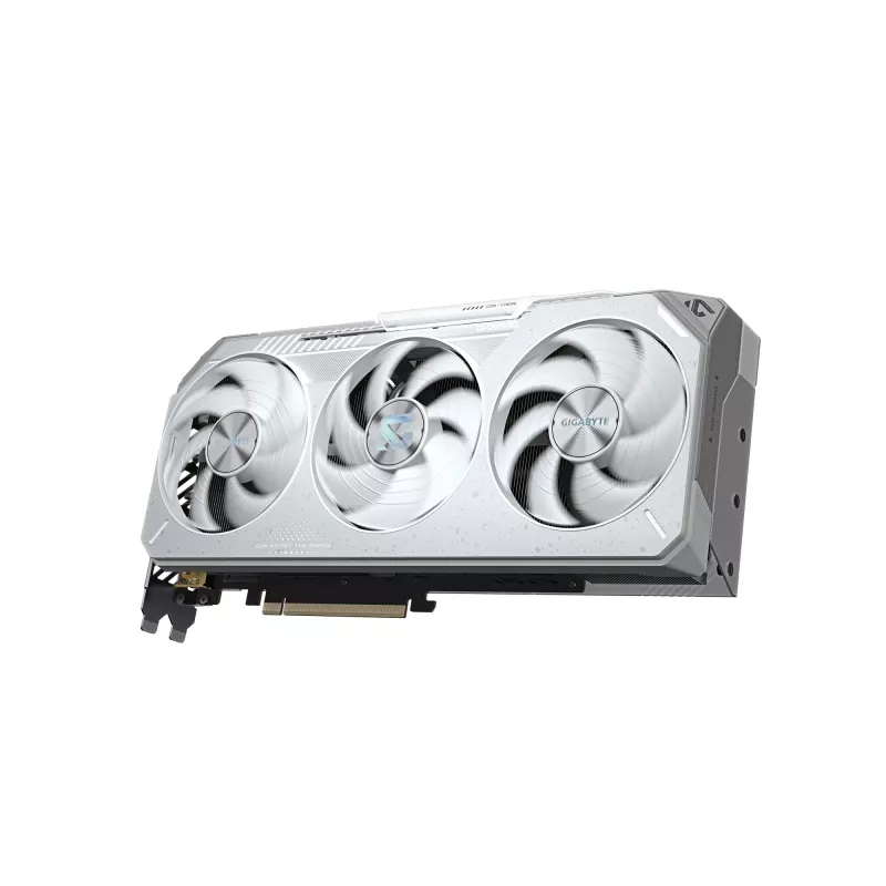 Placa gráfica GIGABYTE Radeon RX 9070 XT GAMING OC ICE 16 GB GDDR6 256-Bit PCIe 5.0 3 ventoinhas branco