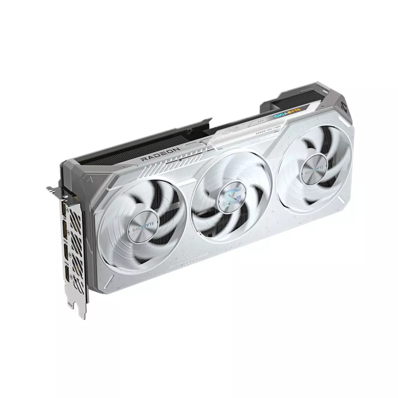 Placa gráfica GIGABYTE Radeon RX 9070 XT GAMING OC ICE 16 GB GDDR6 256-Bit PCIe 5.0 3 ventoinhas branco
