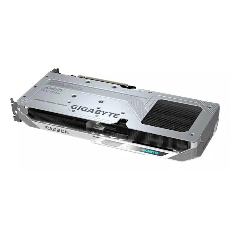 Placa gráfica GIGABYTE Radeon RX 9060 XT OC ICE — 16 GB GDDR6, 128-Bit, PCIe 5.0, 3 ventoinhas WINDFORCE