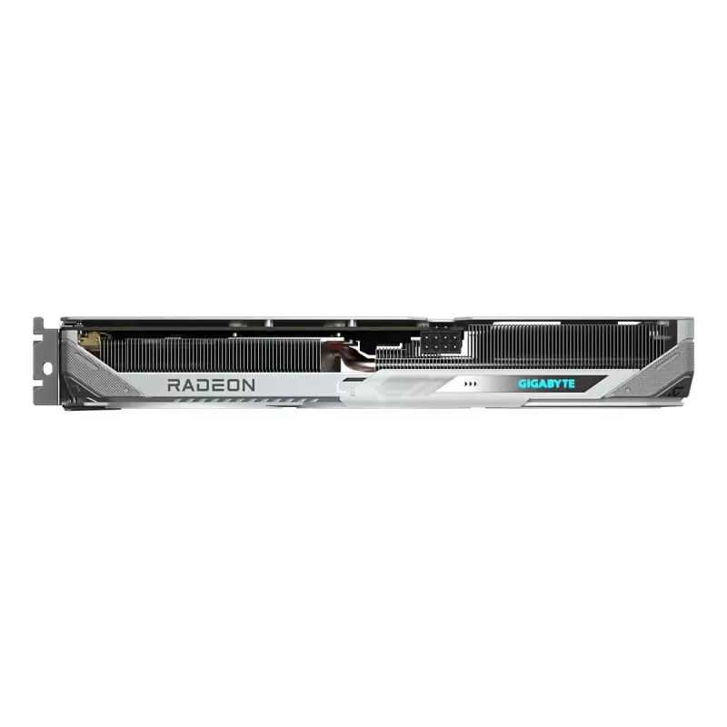 Placa gráfica GIGABYTE Radeon RX 9060 XT OC ICE — 16 GB GDDR6, 128-Bit, PCIe 5.0, 3 ventoinhas WINDFORCE
