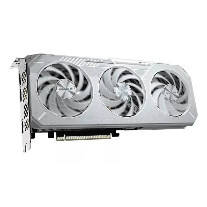 Placa gráfica GIGABYTE Radeon RX 9060 XT OC ICE — 16 GB GDDR6, 128-Bit, PCIe 5.0, 3 ventoinhas WINDFORCE