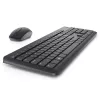Conjunto de teclado e rato Dell KM3322W — sem fios RF, tamanho completo alemão QWERTZ, preto