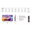 Philips 55PUS8500/12 televisor 139,7 cm (55 polegadas) 4K Ultra HD QLED Ambilight Smart TV Wi-Fi, preto