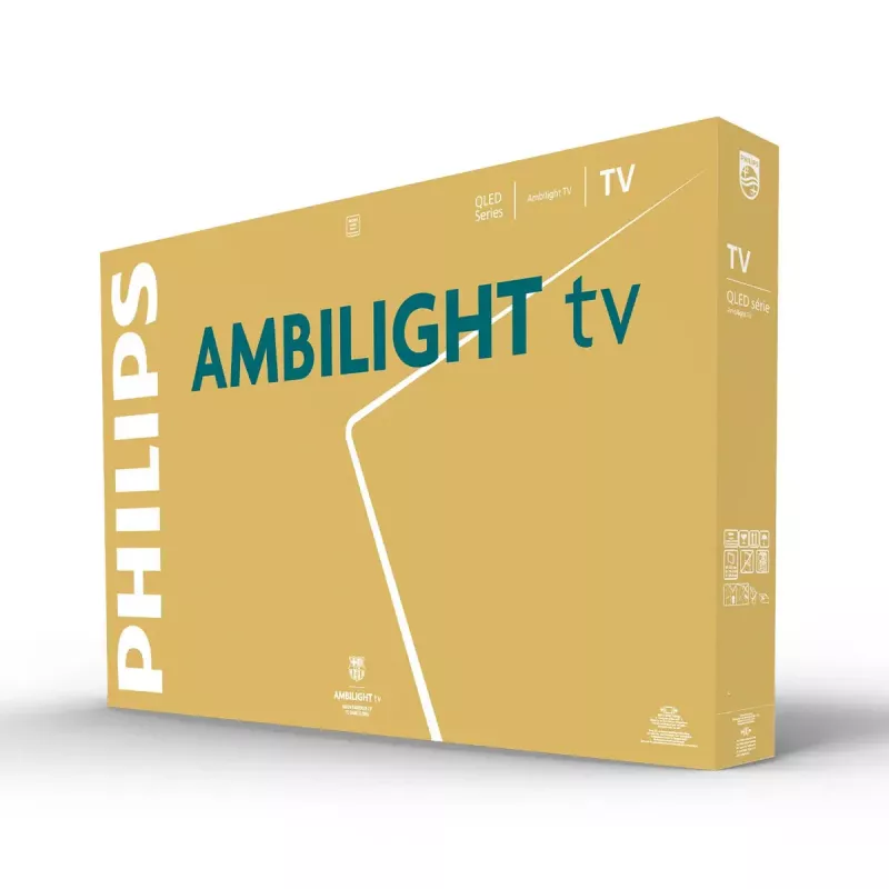 Philips 55PUS8500/12 televisor 139,7 cm (55 polegadas) 4K Ultra HD QLED Ambilight Smart TV Wi-Fi, preto