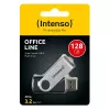 Pen USB Intenso 128 GB USB-A 3.2 Gen 1x1 preto-prateado