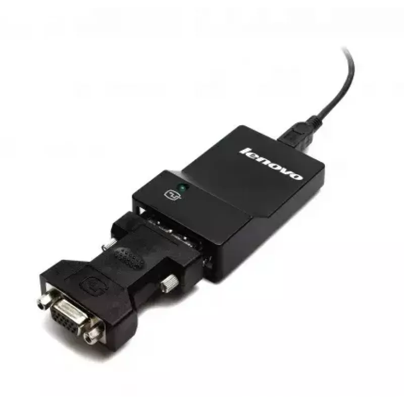 Adaptador gráfico USB Lenovo USB 3.0 - DVI/VGA 2048 x 1152 píxeis preto