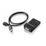 Adaptador gráfico USB Lenovo USB 3.0 - DVI/VGA 2048 x 1152 píxeis preto