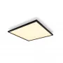 Candeeiro de teto inteligente Philips Hue Aurelle Square Panel XL, preto