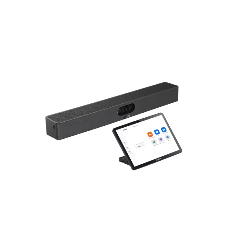 Yealink MeetingBar A25 Video Bar e CTP25 Touch Console Kit Bundle Preto 3840 x 2160 píxeis 30 fps