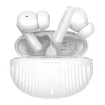 Headset 4smarts SkyBuds Pro ANC True Wireless Stereo TWS In-ear Bluetooth Branco 10 m de alcance 40 g