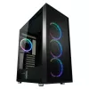 Caixa de PC LC-Power Schwarz_Wanderer_X Midi Tower Preto