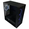 Caixa de PC LC-Power Schwarz_Wanderer_X Midi Tower Preto