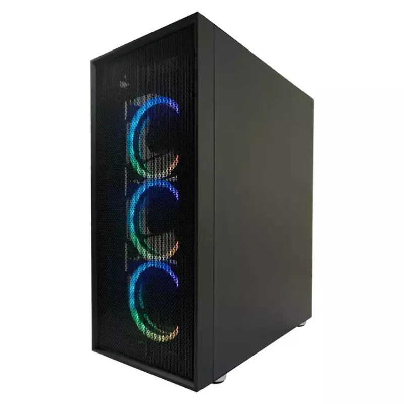 Caixa de PC LC-Power Schwarz_Wanderer_X Midi Tower Preto