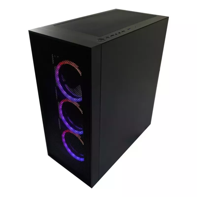 Caixa de PC LC-Power Schwarz_Wanderer_X Midi Tower Preto