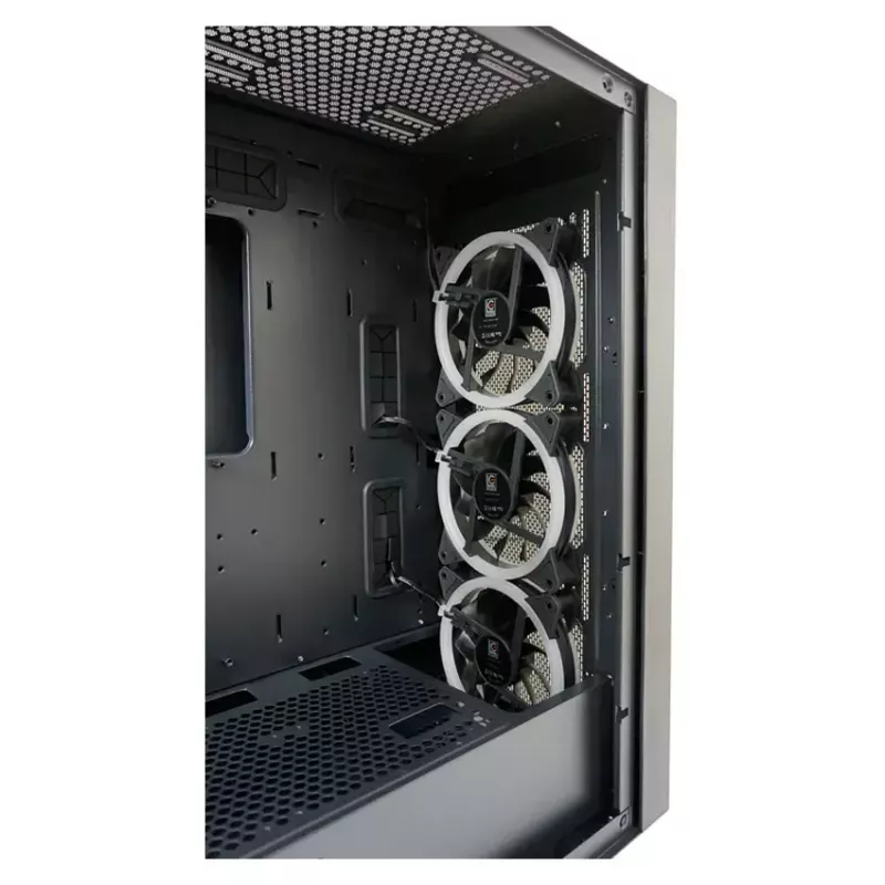 Caixa de PC LC-Power Schwarz_Wanderer_X Midi Tower Preto