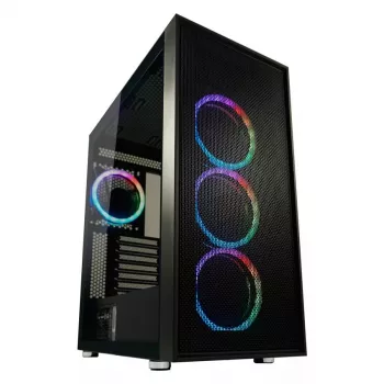 Caixa de PC LC-Power Schwarz_Wanderer_X Midi Tower Preto
