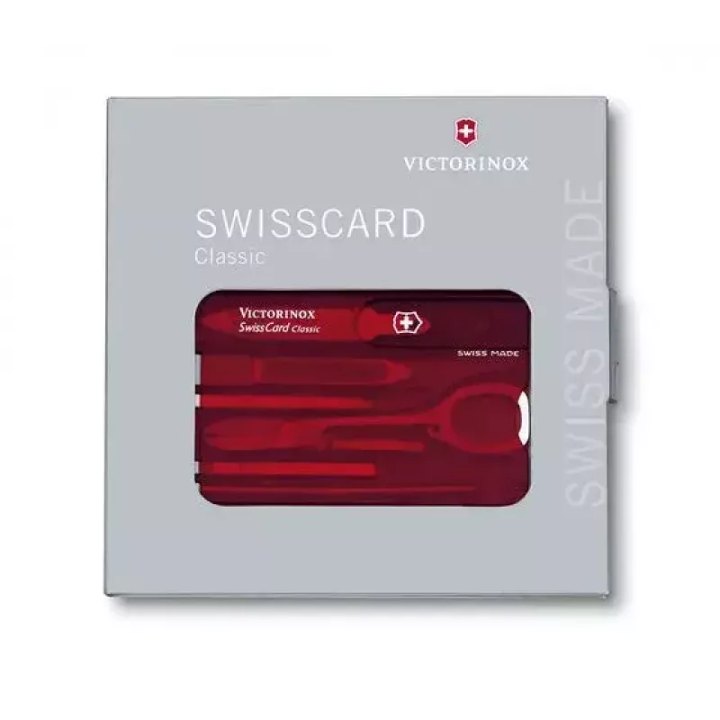 SwissCard Classic Victorinox Vermelho
