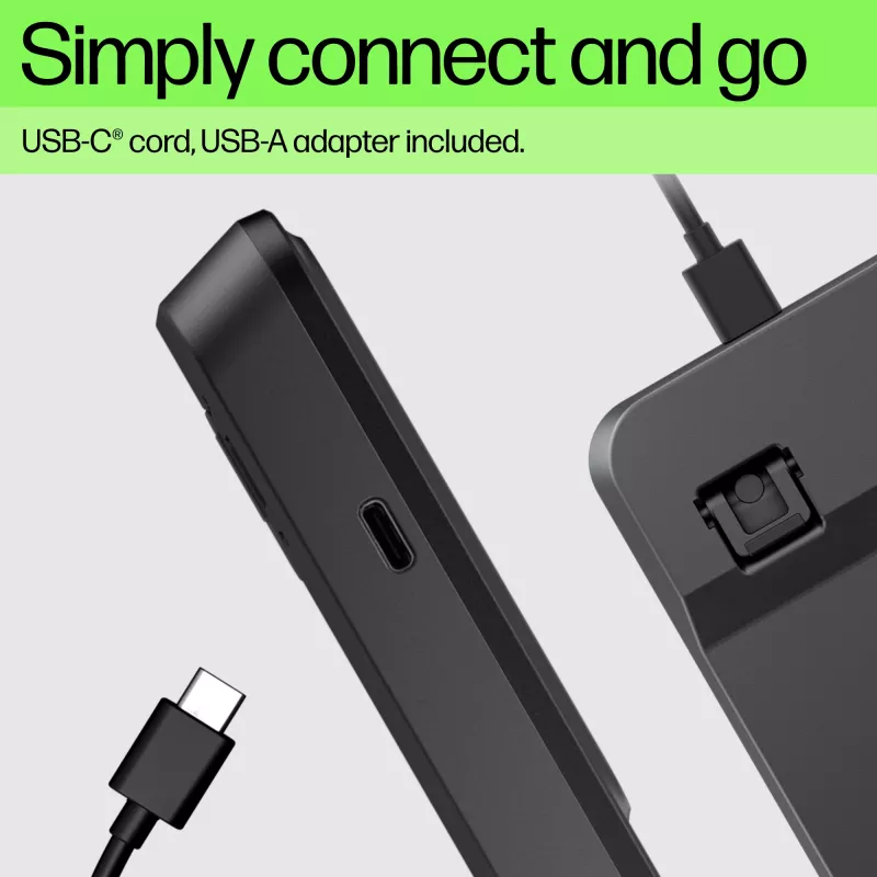 Teclado com retroiluminação com fios HP 400 Tamanho completo USB Preto