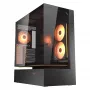 Caixa Midi-Tower COUGAR, CFV235, ARGB, vidro, preto