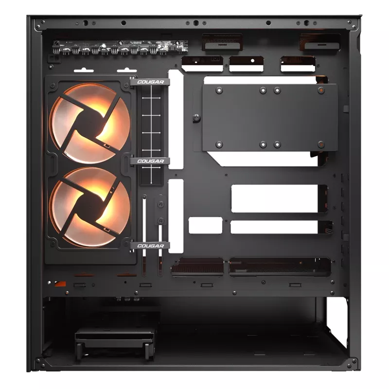 Caixa Midi-Tower COUGAR, CFV235, ARGB, vidro, preto